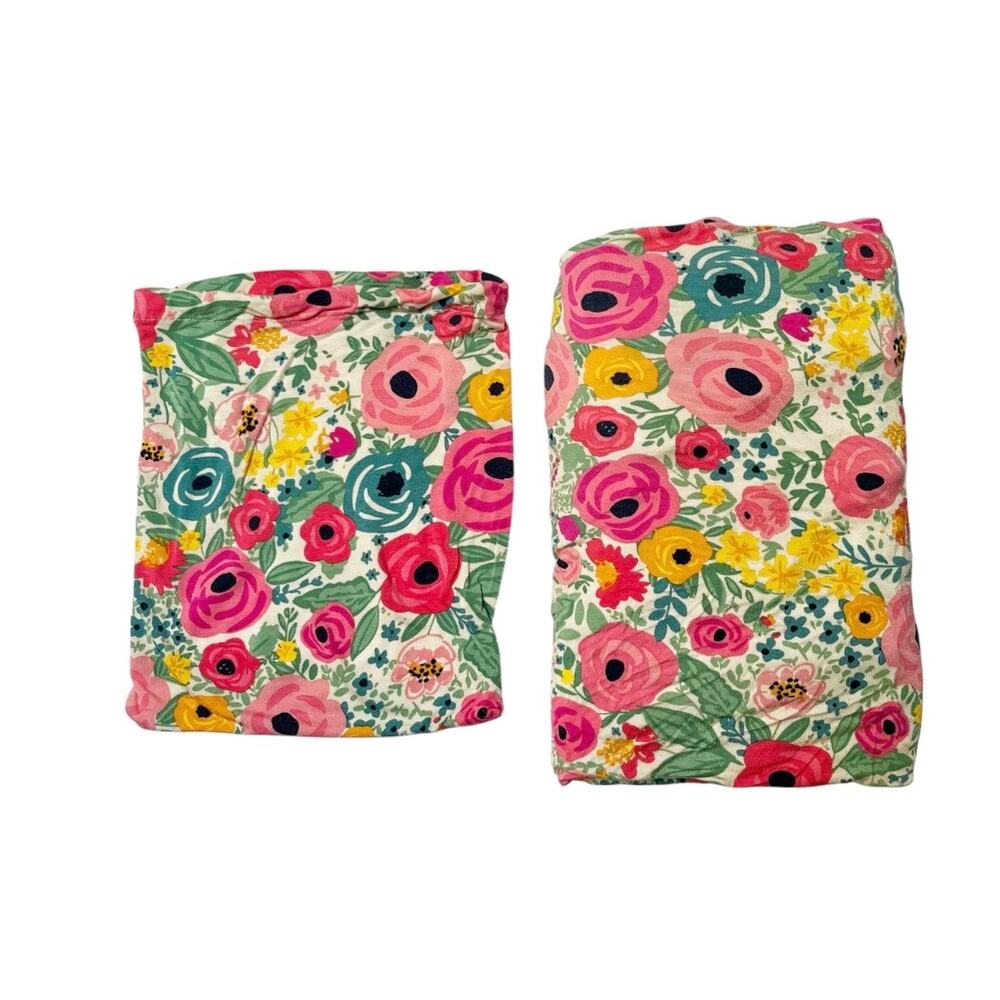 Little Sleepies Secret Garden Floral Bamboo Crib Sheet